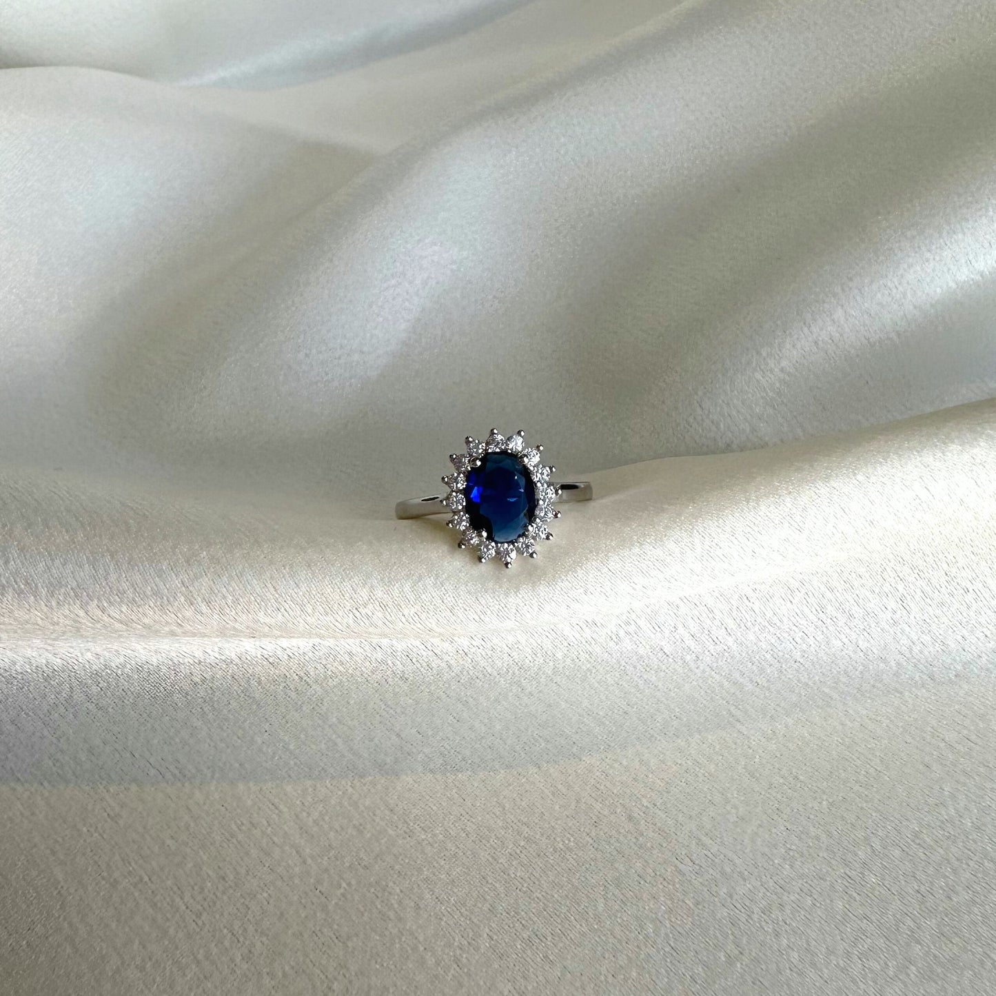 Royal Sapphire CZ Ring