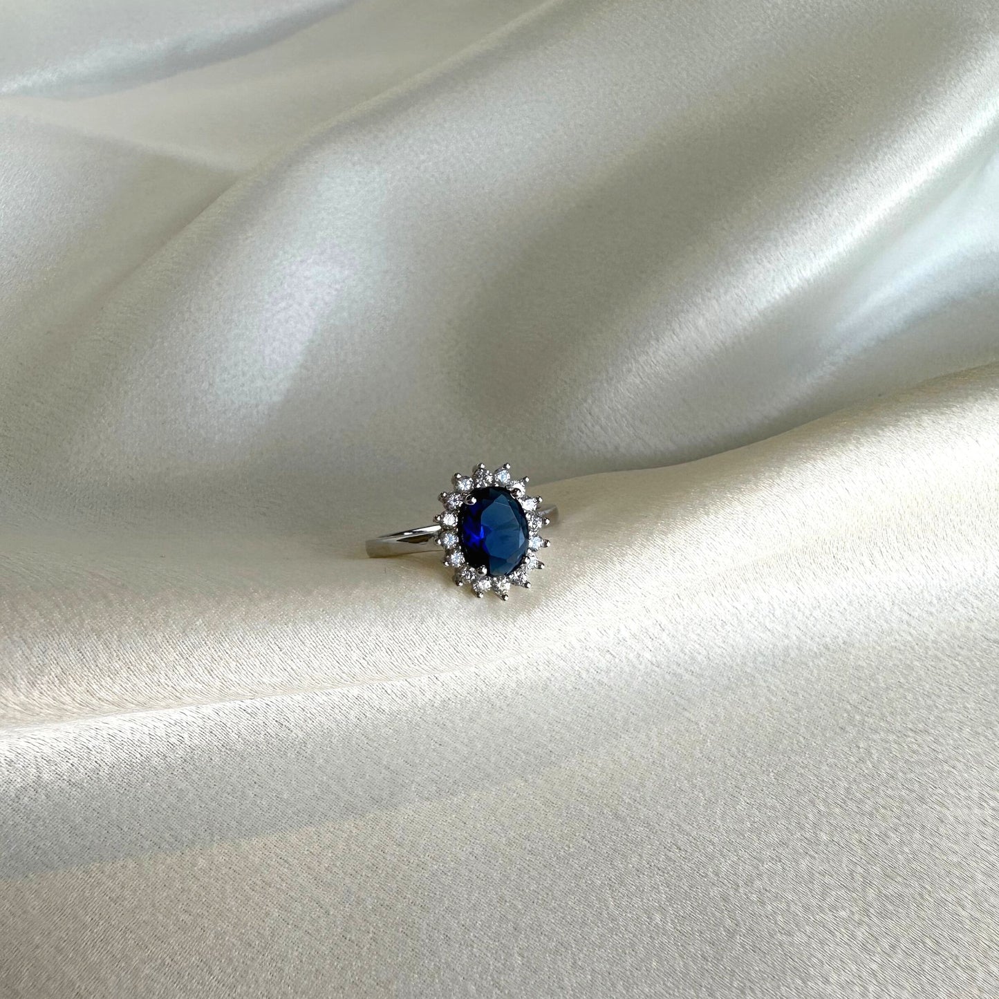 Royal Sapphire CZ Ring