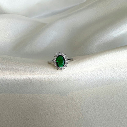 Royal Emerald CZ Ring