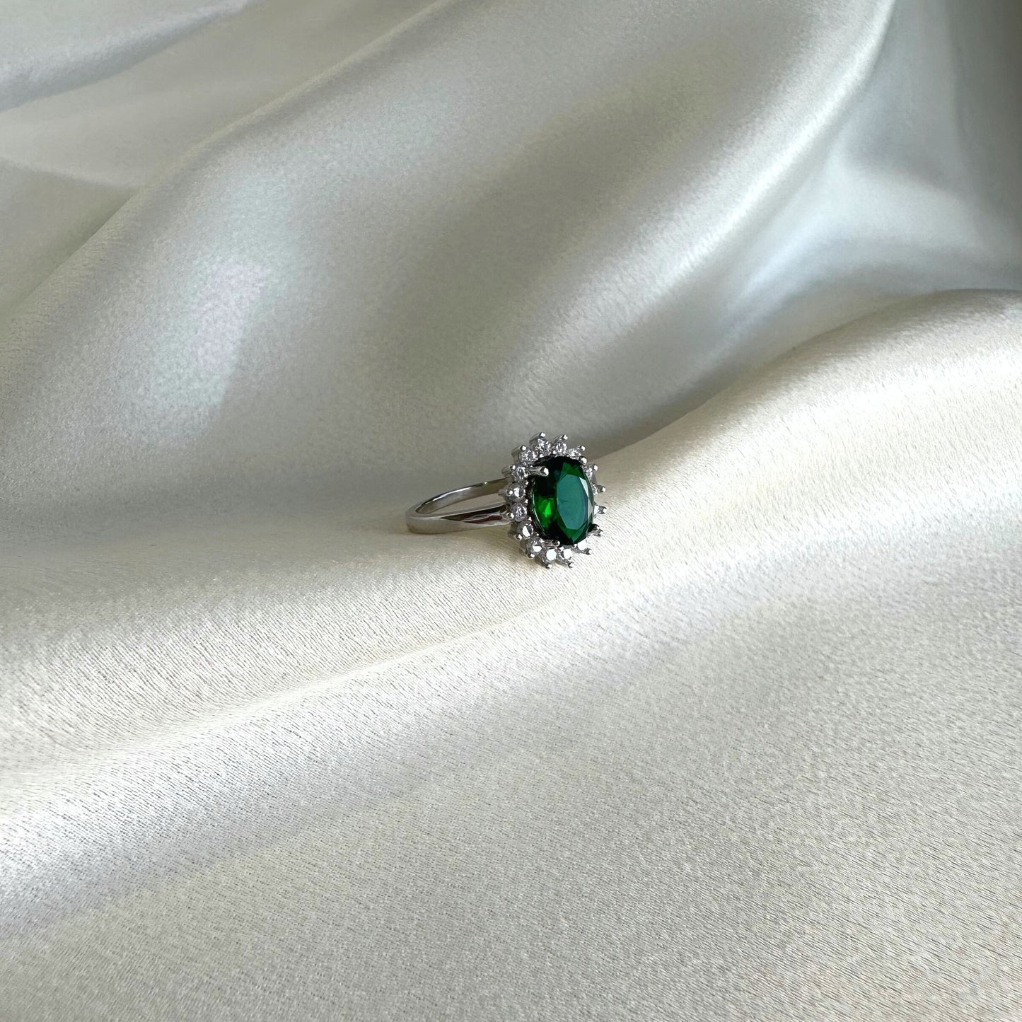 Royal Emerald CZ Ring