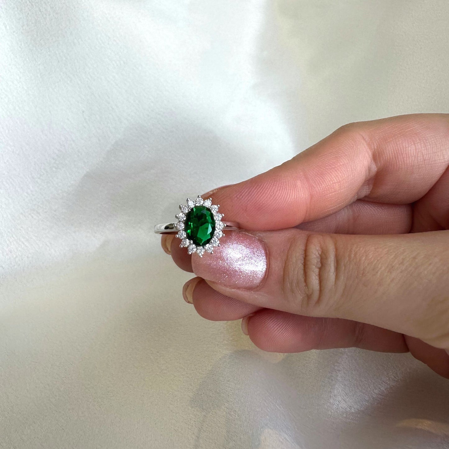 Royal Emerald CZ Ring