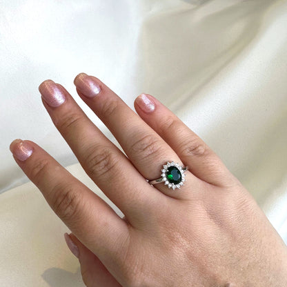 Royal Emerald CZ Ring