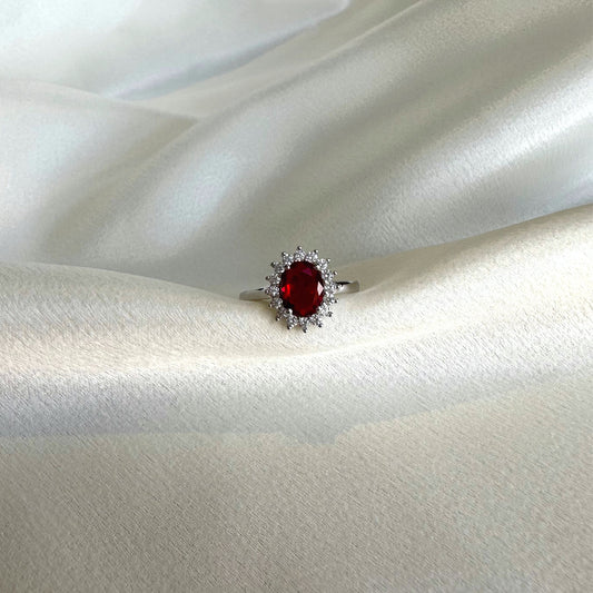 Royal Ruby CZ Ring