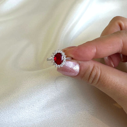 Royal Ruby CZ Ring