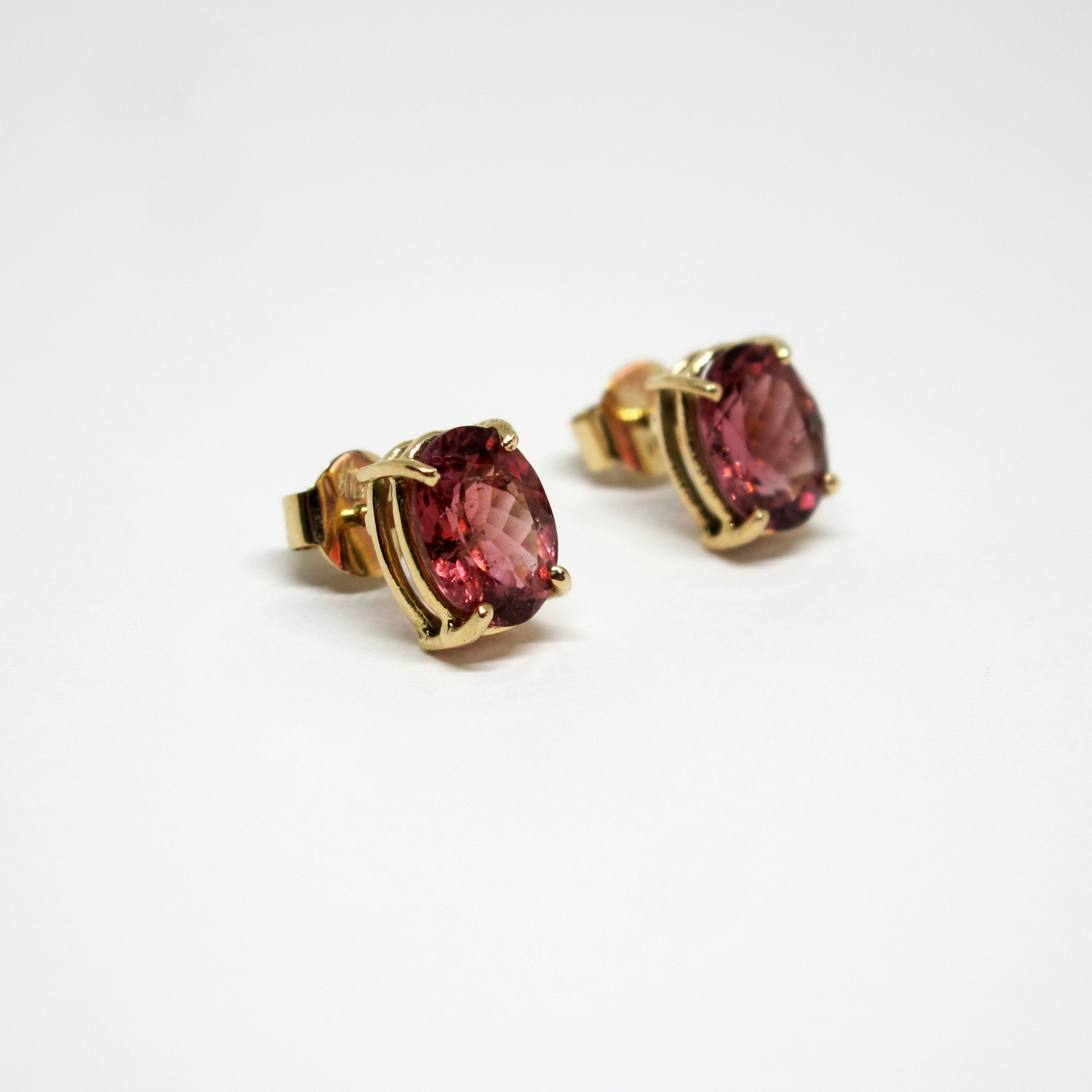 Pietra Earrings with Pink Tourmaline